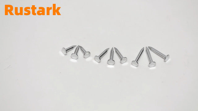 300Pcs 1-1/4 Inch 30mm Galvanized Roofing Felt Nails Asphalt Nails Slating Nails Cement Siding Nails for Roof Repair, Asphalt Tile, Landscaping Galvanized Steel