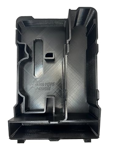 Jonah Pope Design 3D Printed Insert Designed for Milwaukee M12 Bandfile and Milwaukee Packout Organizer (Insert Only) (Black) Black