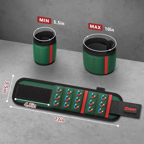 UUP Magnetic Wrist band Bundle with Magnetic Tool Belt