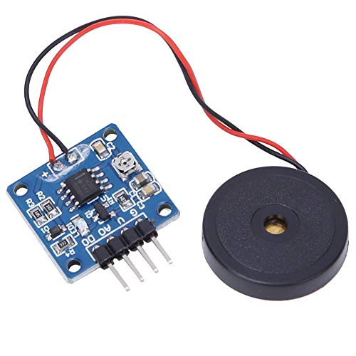 Vibration Switch Module 5.0V DC AD/DO 0.8 x 0.8 Inch Piezoelectric Vibration Tapping Sensor Module