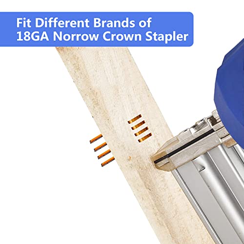18 Gauge 1/4" Narrow Crown Staples 5/8 Inch Leg,5000-Pack 5/8"--5000 PCS