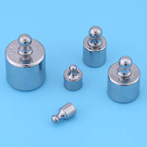 Calibration Weight Set Precision Calibration for Digital Scales Calibration in Laboratory and Home Walfront 1g, 2g, 5g, 10g, 20g Weight Test Set for Accurate Weight Measurement with Easy Handling