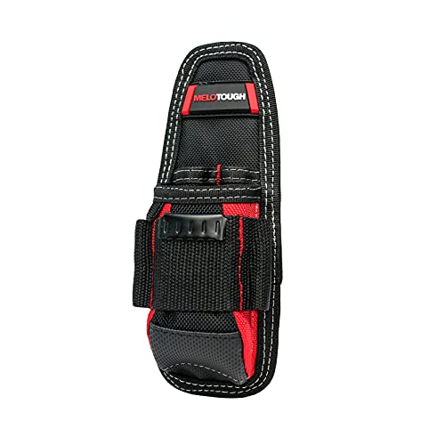MELOTOUGH Small Technician's Pouch,Small Tool Holder Min Electrical Tool Holder with Yellow and Red Color