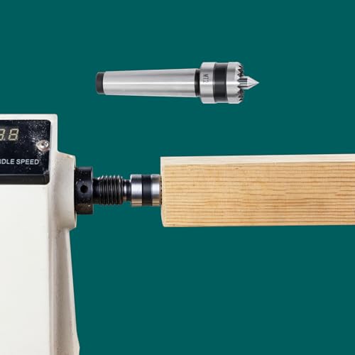 MT2 Wood Lathe Drive Center with 1 inch Crown Wood Lathe Turning Tools Accessories