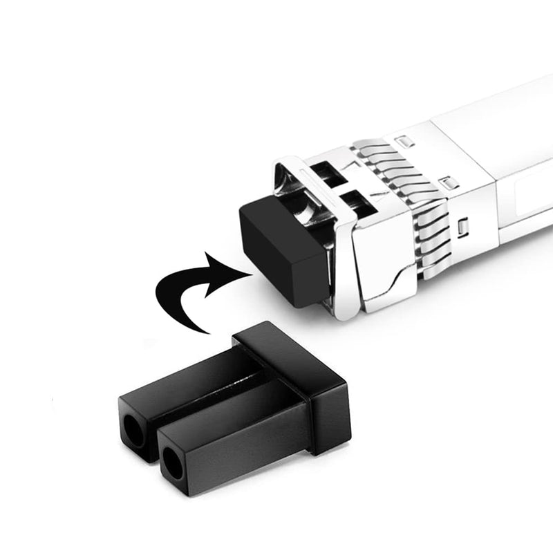 SFP SFP+ SFP28 XFP Dust Covers Caps Suitable for Duplex LC SFP Optical Module Silicone 50pcs/Pack SFP Duplex LC 50