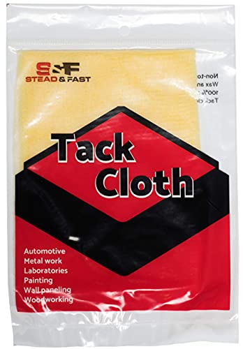 S&F STEAD & FAST Sanding Sponge, 60 80 120 220 Coarse Medium Fine Grit Sanding Block & Tack Cloth Automotive, 30 pcs