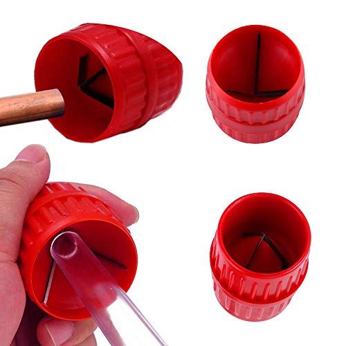 2 in 1 Copper Pipe Deburring for Cu+Plastic 5 mm - 38 mm Plastic Body (1 Piece)