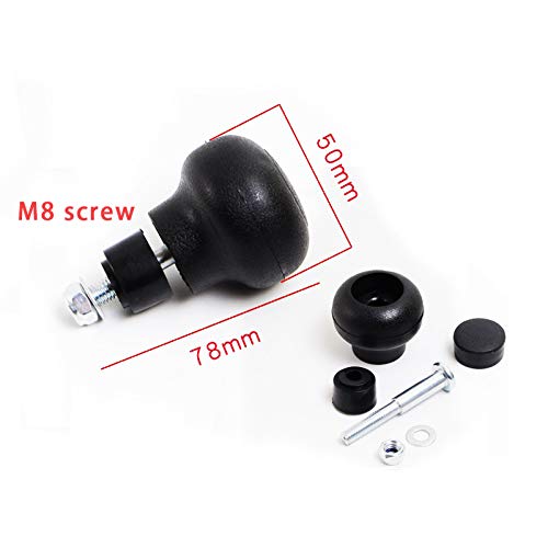 2 Pieces Steering Wheel Knob Spinner 8mm Screw Steering Wheel Spinner Knob Turning Aid Ball Tractor Forklift Accessories