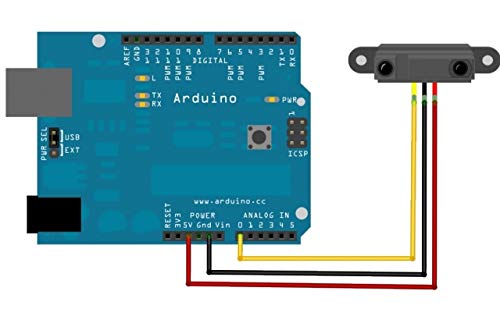 2pcs GP2Y0A21YK0F IR Sensor Measuring Detection Distance Sensor 10 to 80cm with Cable