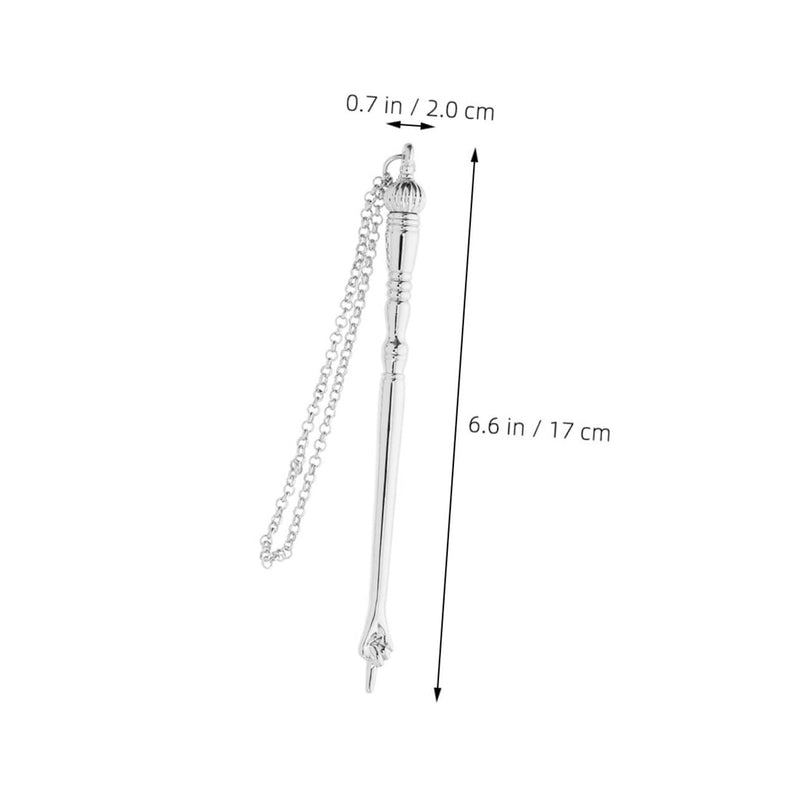 Jewish Bible Reading Pointer Tool - Elegant Silver Metal Finger Yad for Bar Mitzvah Torah Reading and Home Use - Ergonomic Design for Efficient Reading