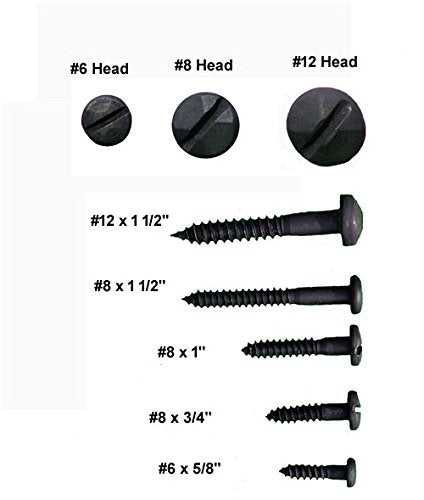 Rustic Pyramid Head Wood Screws #8 X 1 (24) 8 x 1 inch 24