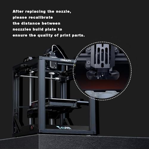 12Pcs 0.4mm Nozzles Hotend Kit for Creality Ender-5 S1,Ender-7 3D Printer