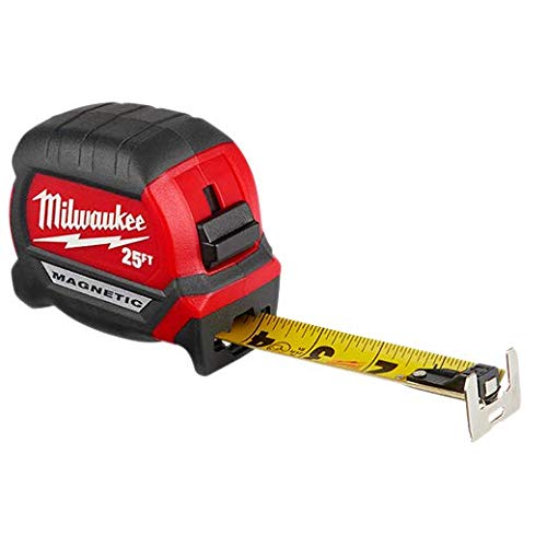 Milwaukee 48-22-0325 Compact Wide Blade Magnetic Tape Measures 7.6 m