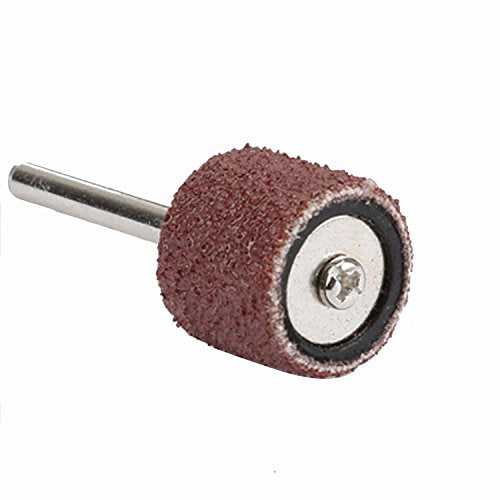 Dophee 100 pieces sanding belts 1/2 inch 80 grit sanding sleeves tool with 2 mandrels 1.27 cm (1/2 inch).