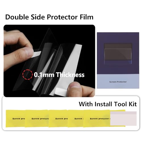5pcs Screen Protector for Photon M5S Pro, LCD 3D Printer PET High Light Transmittance Screen Protector Film for M5S/Pro