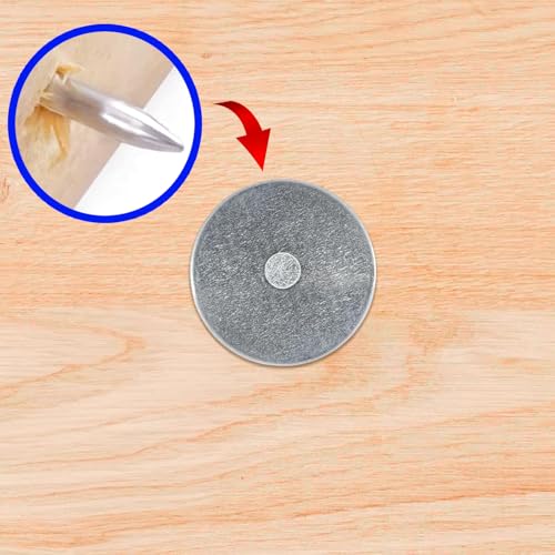 BLUEPOINT Powder Actuated Fasteners 1 to 3” .300 Head, .145 Dia. Shank Contractor Pin w/ 1" Washer & Rubber Flute –High-Precision Fastening Solution 100pcs (3") 3"