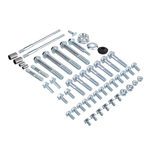Cancanle Full Set of Nut Bolt Screw Locating Dowel for Honda GX390 GX270 GX240 GX420 Engine of Water Pump Generator Motor for GX270 GX240 GX390 GX420