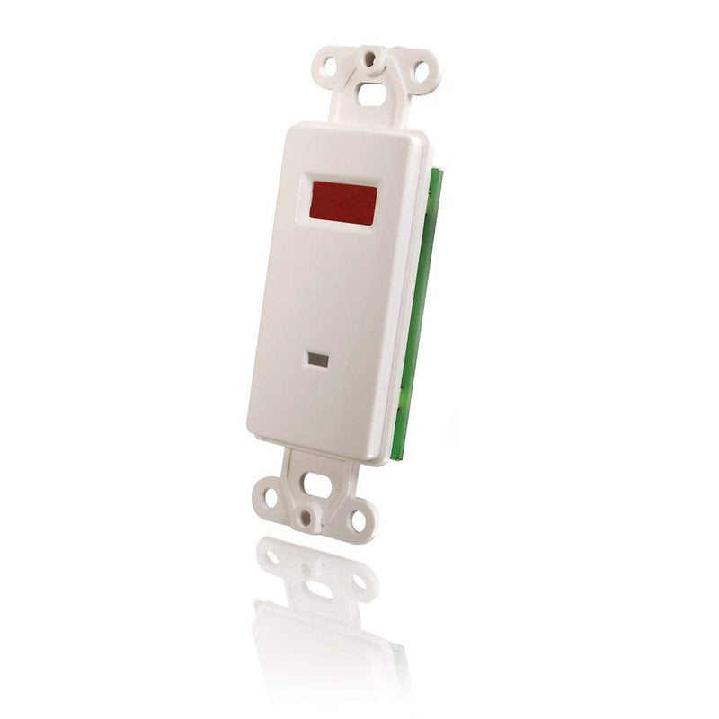 Remote Control IR Repeater Extender Wall Plate for IR Repeater Kits. Our Wired IR Repeater Remote Repeater Allows You to Have a Professional Clean Look and Feel. This is an add on Device to Repeaters
