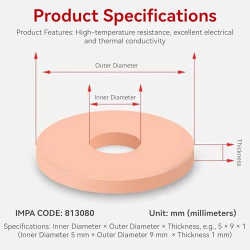 568pcs Copper Washers Assortment Kit, 30 Sizes M5-M28 Metric Oil Drain Plug Gasket Seal Kit, Flat Sealing Crush Washers Assortment Set for Automotive, Plumbing, Electrical, Mechanical Use, IMPA813080