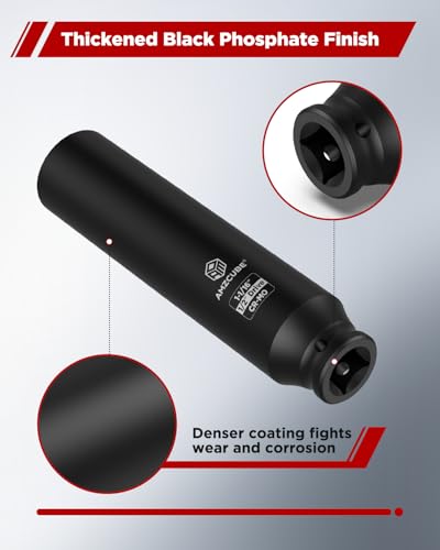 Heavy Duty 1/2" Drive 1-1/16" Extra Deep Impact Socket
