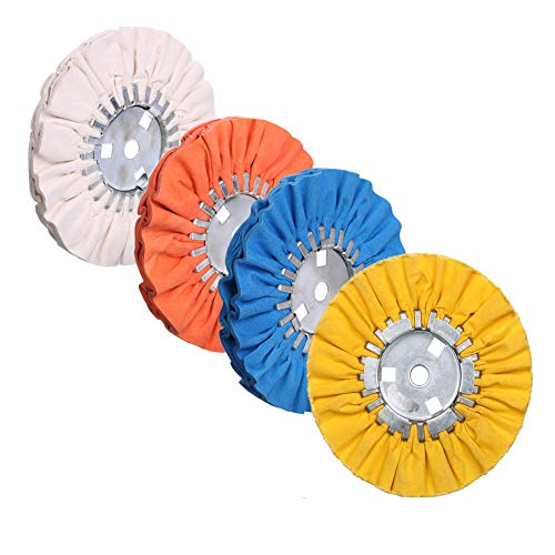 Airway Buffing Wheel Kit with 4" Airway Flange Kit Airway Buff Safety Flange Kit