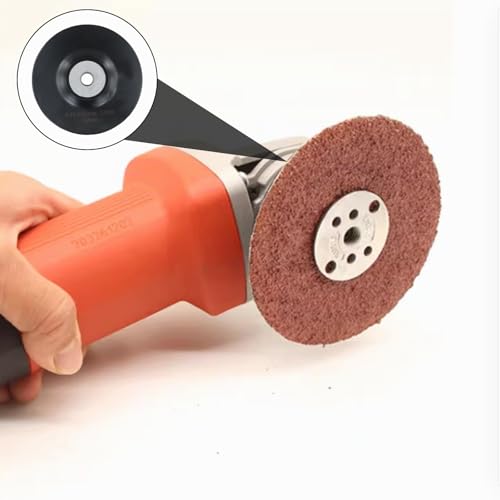 Pack of 2 Fibre Discs 125 mm Sanding Discs Angle Grinder Sanding Disc Grinding Attachment for Angle Grinders Compatible with Grinders and Grinders with an Inner Diameter of 14 mm