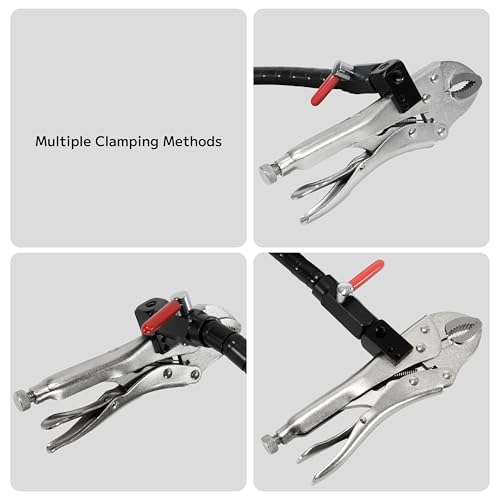 HFS(R) Disc and Rotor/Ball Joint Gage Set 0-1" Digital Dial Indicator 360° Flexible Stem Holder Locking Plier Automotive Measurement Tool Digital Dial Indicator Set
