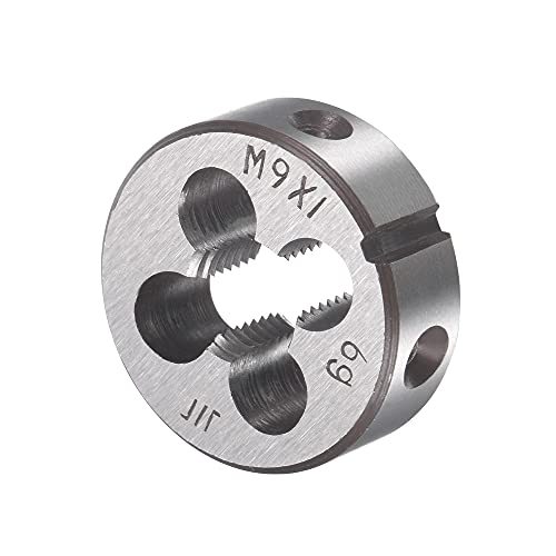 sourcing map Tap Die Set M9 x 1mm, Thread Cutter Die Set with Alloy Tool M9 x 1mm