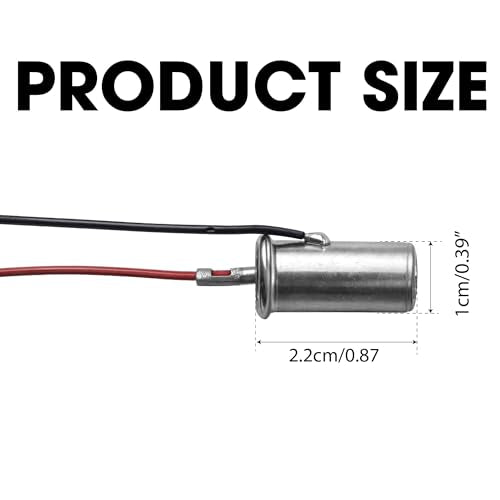 Thermistor Fuel Sensor, NTC Thermistor Fuel Level Sensor, Automotive Fuel Pump Alarm Sensor Replacement Part, Automobile Fuel Tank Low Oil Level Alarm Sensor for Cars Motorcycles (1Pc)