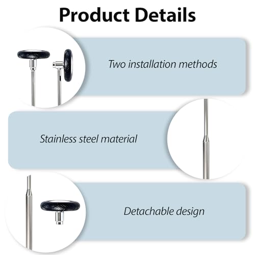 Professional Reflex Hammer Chrome Plated Stainless Steel 22cm for Precise Neurological Assessment and Reflexology Testing Heavy Duty Durable Ergonomic 110g Weight