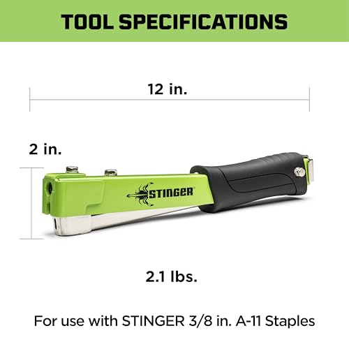 Stinger HT38 Hammer Tacker Stapler