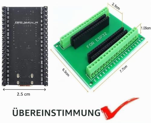 1 piece ESP32-WROOM-32U USB-C ESP32 DevKitC V4 with antenna kit