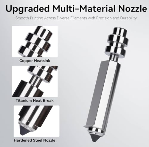 3PCS Kobra X Combo Quick-Swap Hardened Steel Nozzle 0.4mm,High Speed