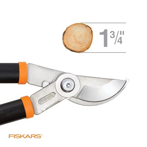 Fiskars 28" Forged Bypass Loppers, Tree Branch Cutter, 1.75" Cut Capacity