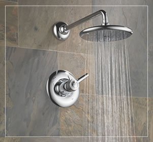 Delta Faucet Single-Spray Touch-Clean Shower Head, Chrome RP51305
