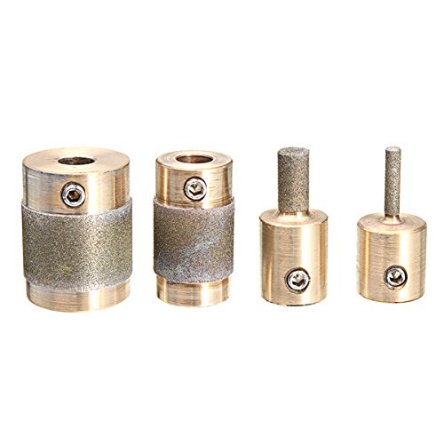 EsportsMJJ 4-Piece Sanding Bits Set Mcb18 Mcb14 Mcb1 Mcb34 Grinding Head for Grinding Machine