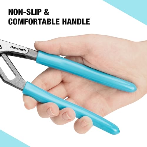 DURATECH 3-Piece Water Pump Pliers Set(8", 10", 12"), Groove Joint Pliers 8"&10"&12"