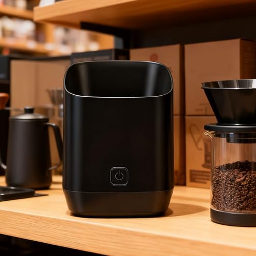 Digital Dosing Cup Scale, Coffee Bean Measuring Cup with LED Display and Touch Switch, USB C Rechargeable, for Coffee Grounds, Liquids, Kitchen and Home