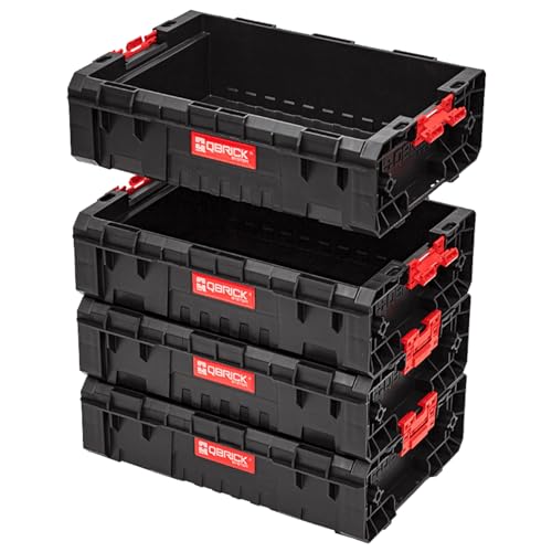 Tool Box without Lid Tool Basket - 450 x 310 x 130 mm - Modular Open Tool Box Transport Box Box 130 Pro