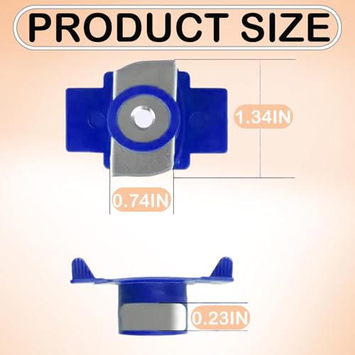 1/4"-20 Nylon Strut Channel Nuts - Strut Nuts with Twist Tab，for Channel Support Systems (Pack of 30) 1/4"-20