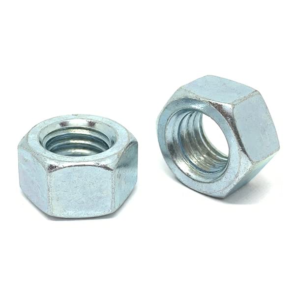 (150 Pieces) 5/16"-18 Grade 5 Finished Hex Nuts Zinc Clear 150