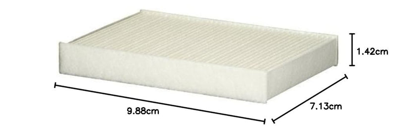 ECOGARD XC10434 Premium Cabin Air Filter Fits Nissan Rogue 2014-2020, Rogue Sport 2017-2019 9.9" x 7.1" x 1.4"