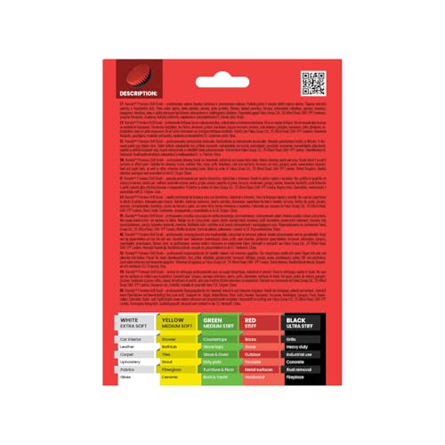 Premium Drill Brush, Stiff 2in1 15cm, Red, Outdoor and Garden