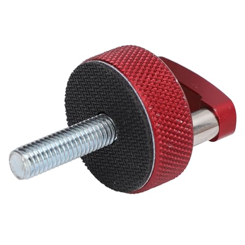 8PCS Quick Removal Fastener Thumb ew D Ring Combo, Hard Top Bolts with M8 1.25 Thread, Stainless Steel Billet Aluminum Construction, Suitable for Bronco 2dr 4dr (Red)