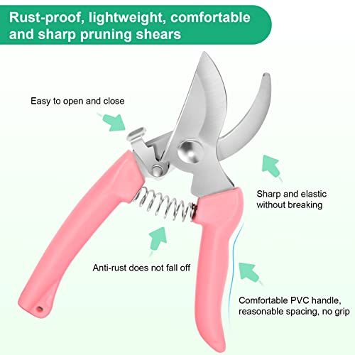 premium pruning shears & gardening gloves set