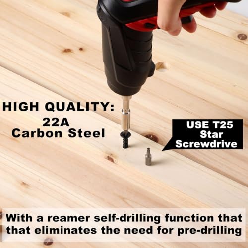Yaocom #10-16 x 1-1/4 Wood to Metal Self Drilling Screws, 2 lb Box 716