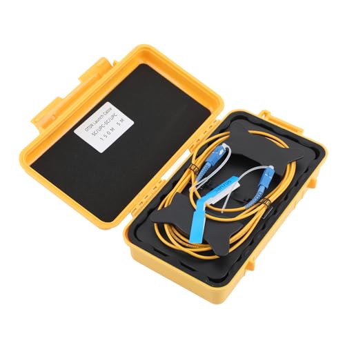 Fiber Optic OTDR Launch Cable Box, SC/APC-LC/APC 300M Single Mode