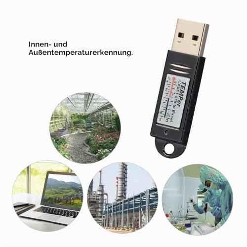 Docooler PCsensor USB Thermometer Temperature Sensor Data Logger Recorder for PC Laptop Silver