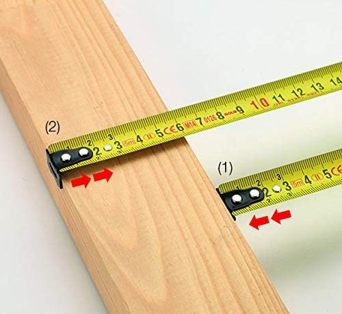 SOLA Big T Tape Measure 8 m / 25 mm Extremely Robust Professional Tape Measure with Belt Clip Steel Tape Painted Yellow with mm Scale Accuracy Class I Roll Meter with Non-Slip End Hook Length 8 m / 25 mm