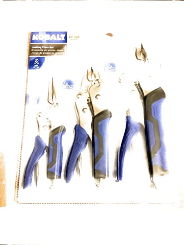 Kobalt 3-piece Locking Pliers Set